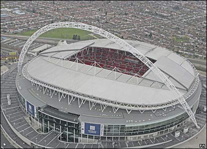 football pitch dimensions. Wembley Pitch Size